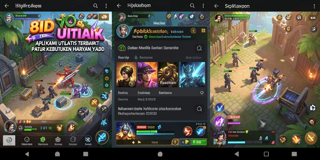 Screenshot aplikasi 8ID menampilkan antarmuka pengguna yang menarik dan fungsional.