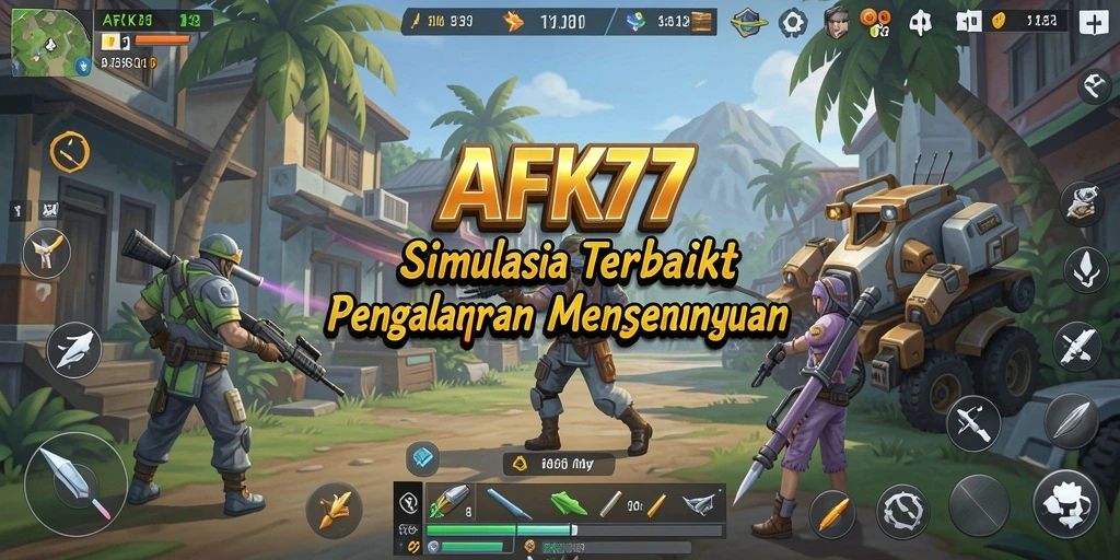 Tampilan gameplay AFK77 yang memukau dan mendalam.