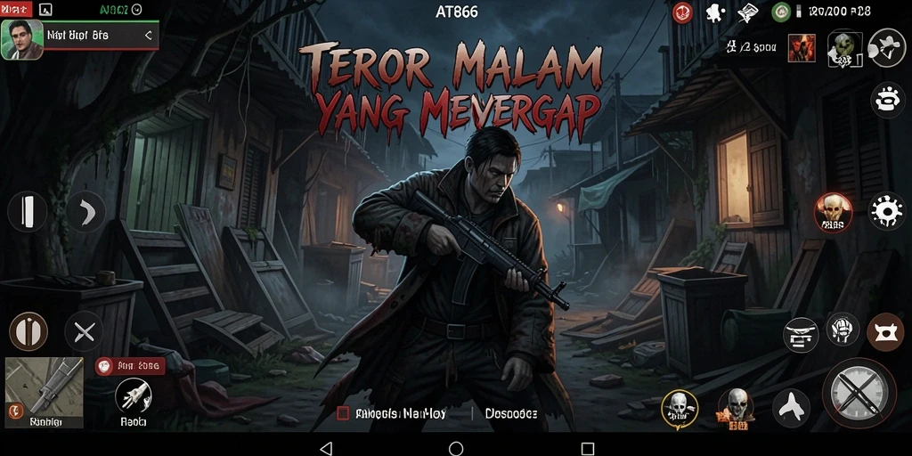 Gameplay menyeramkan dalam AT866 menampilkan suasana mencekam dan visual yang mengerikan.