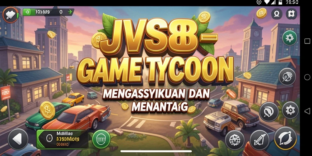 Tampilan menarik dari gameplay <strong>JVS88</strong> yang menyajikan simulasi bisnis yang seru.