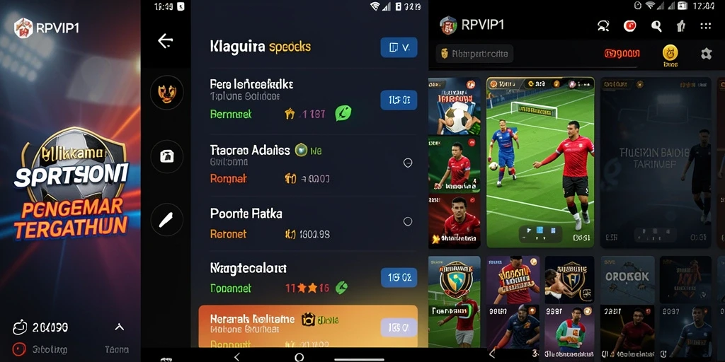 Tampilan menarik dari gameplay RPVIP1 dalam taruhan olahraga.